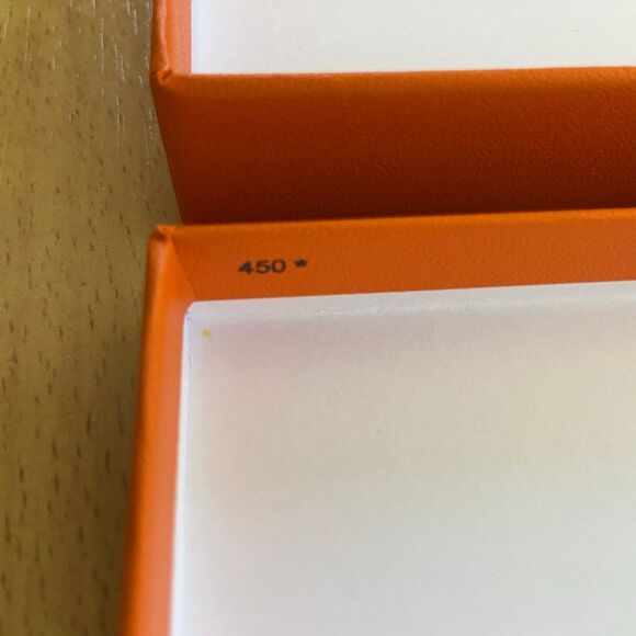 Hermes Gift Box - small rectangle jewelry box {empty} (5.15" x 3.4" x 0.8") - Picture 4 of 6